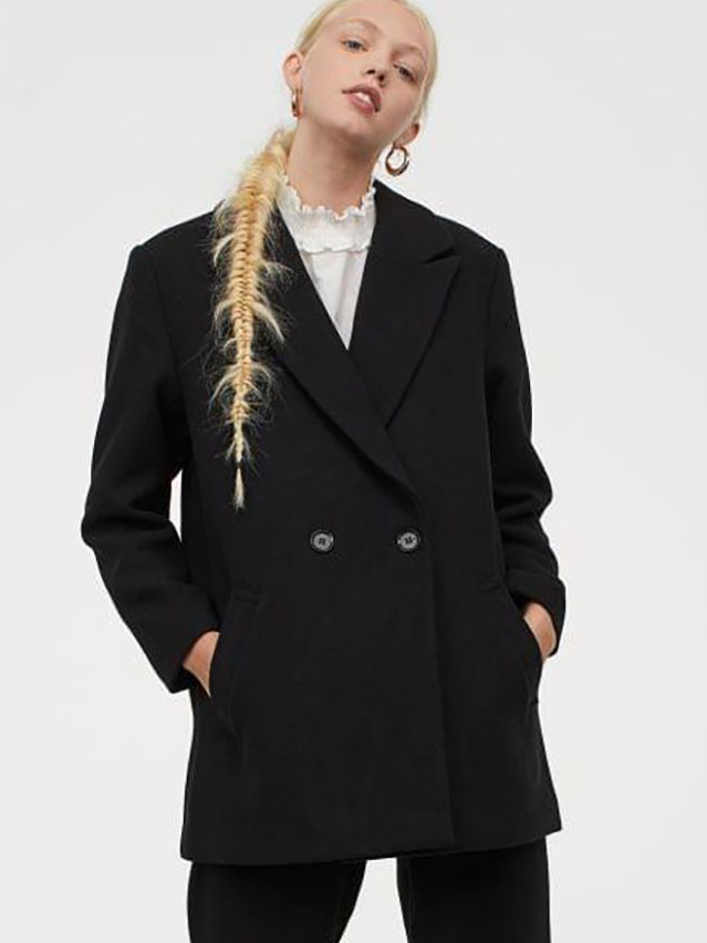 

Пальто H& 889596b50 М Черное, Пальто H&M 889596b50 М Черное