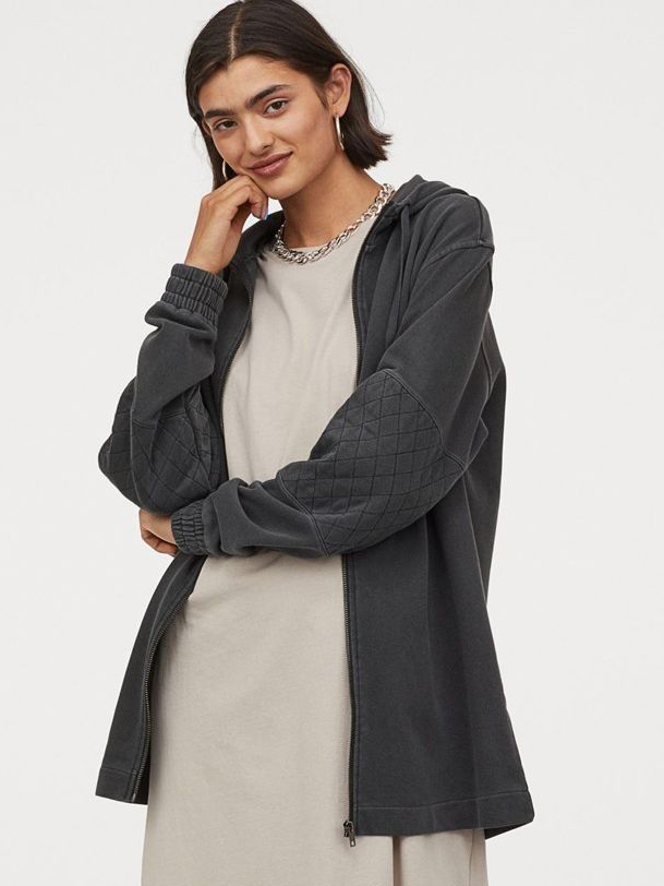 

Толстовка H&M 900387b50  Серая, Толстовка H&M 900387b50 XL Серая