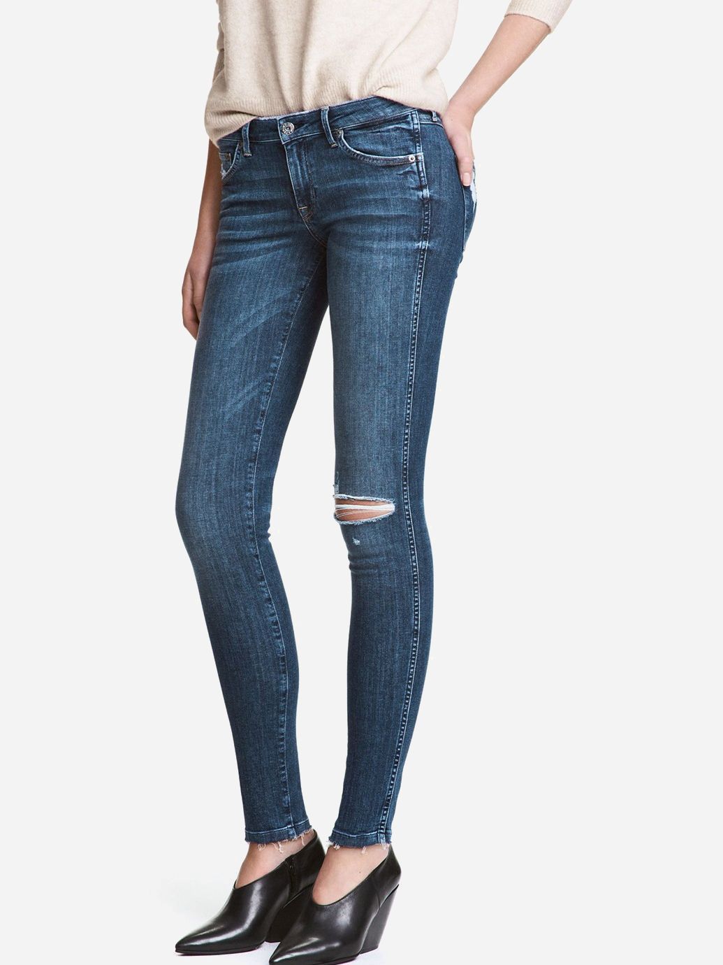 

Джинсы H&M 424664b50  Синие, Джинсы H&M 424664b50 W24L30 Синие