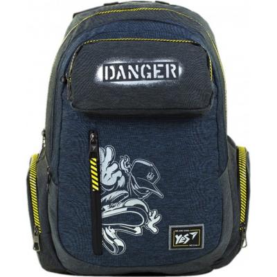 

Рюкзак школьный Yes T-87 Danger синий (558272)
