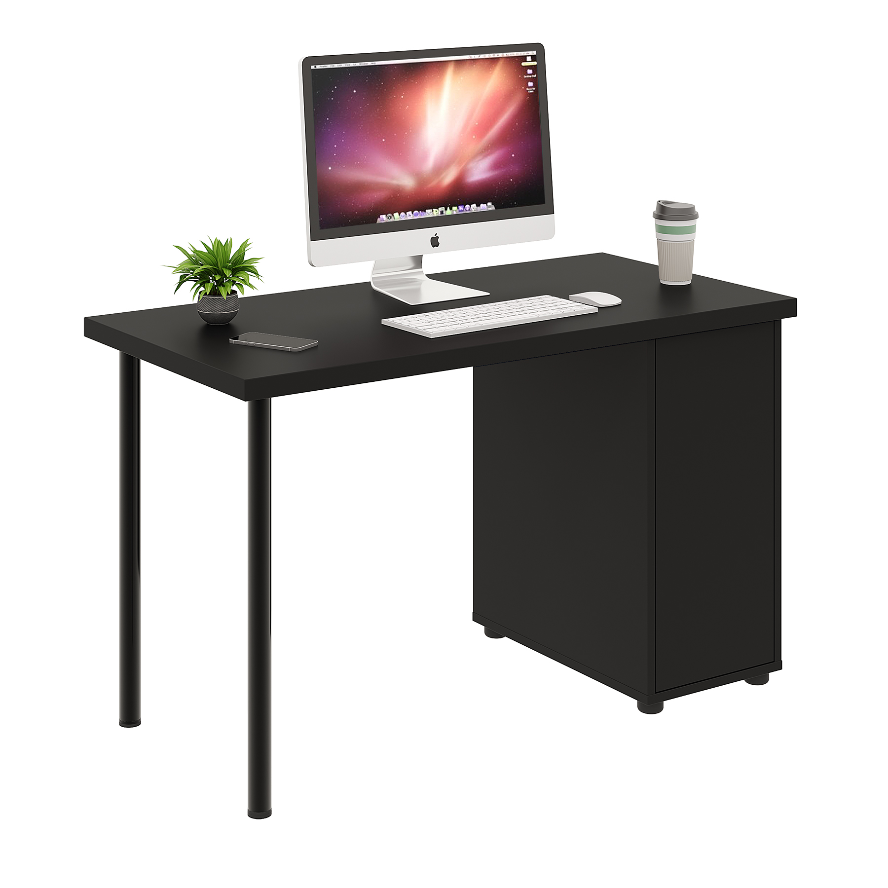 

Стол письменный Плато, 110 см, черный (00961)