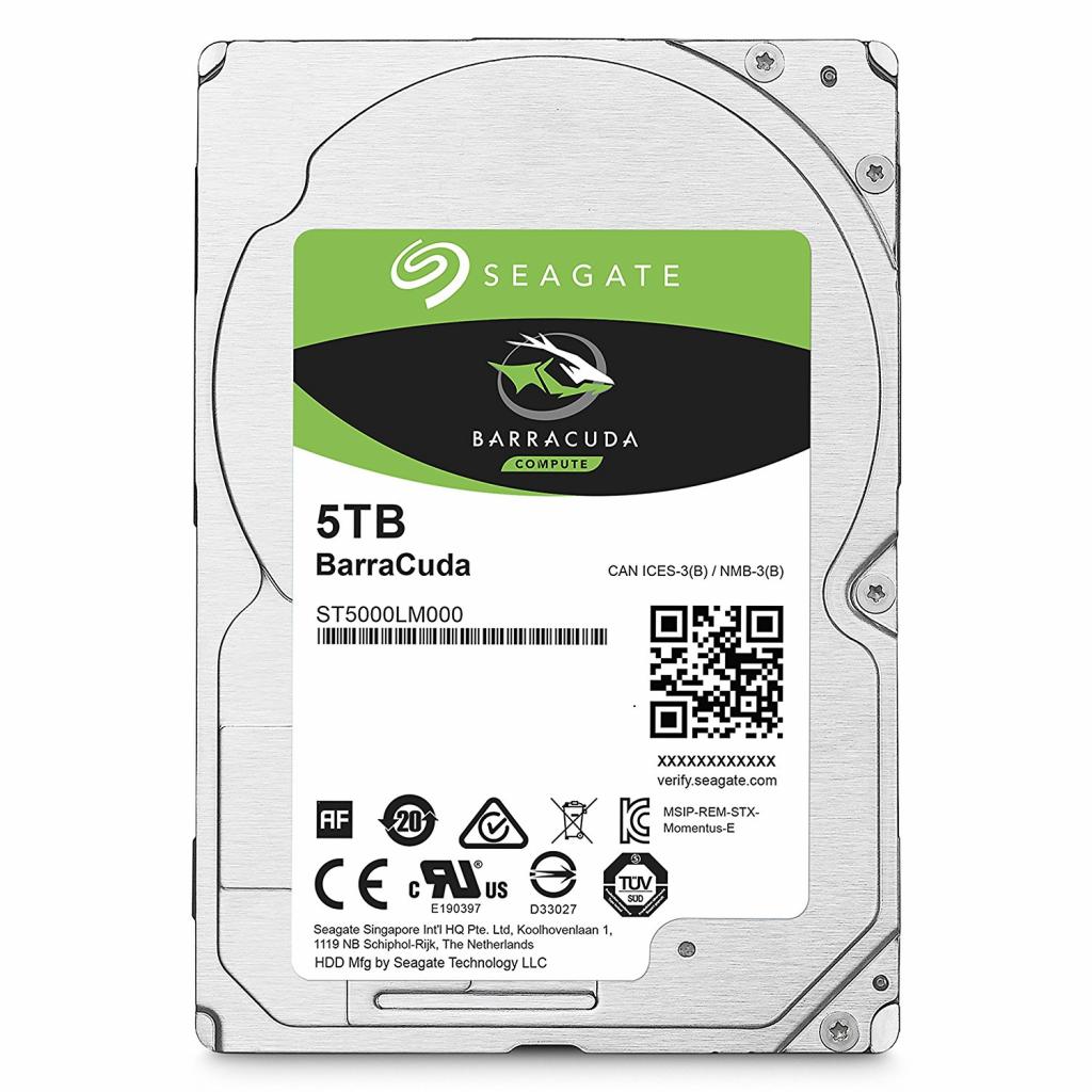

Жесткий диск Seagate BarraCuda 5TB (ST5000LM000)