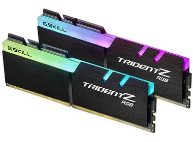 

Оперативная память G.SKILL 16 GB (2x8GB) DDR4 3000 MHz Trident Z RGB (F4-3000C16D-16GTZR)