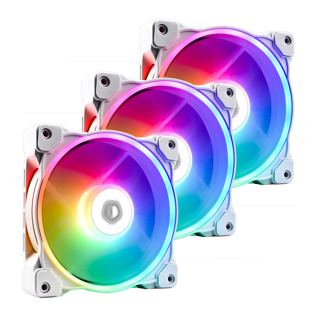 

Кулер для корпуса ID-Cooling ZF-12025-ARGB-TRIO-SNOW