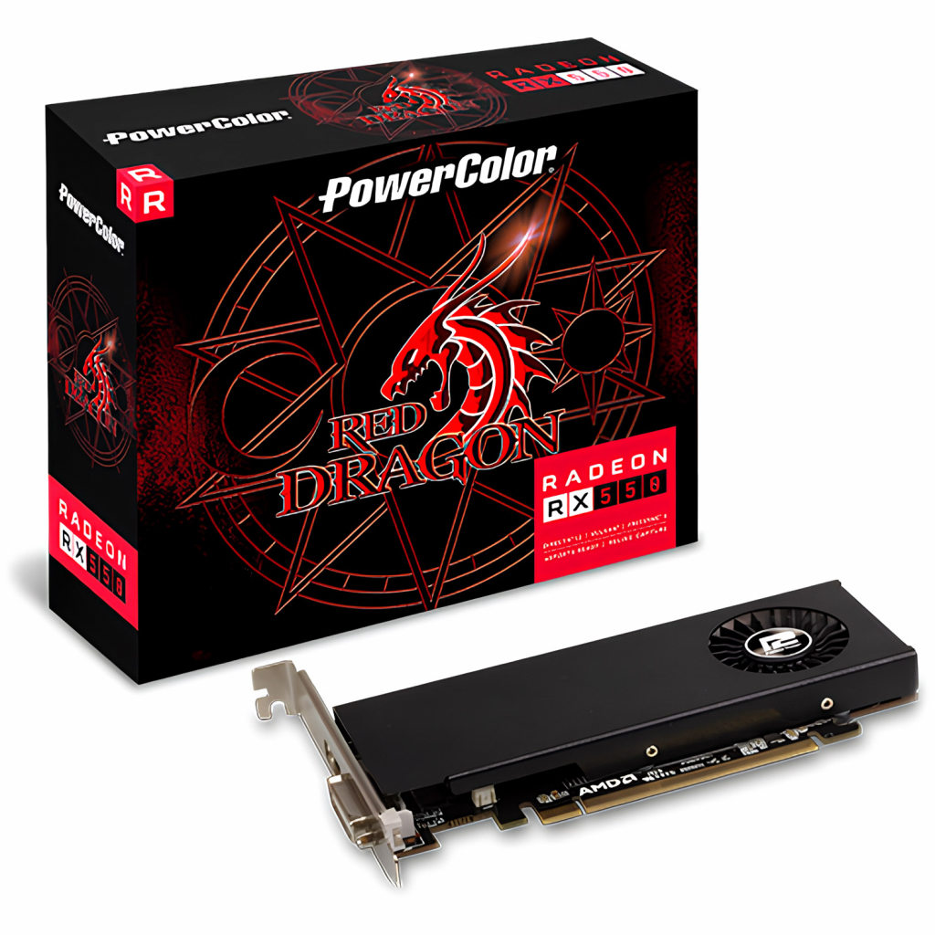 

Видеокарта PowerColor Radeon RX 550 4Gb (AXRX 550 4GBD5-HLE)