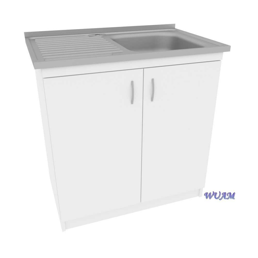 

Мойка с тумбой Valetti 50х80 см Белая Правая мойка 000213