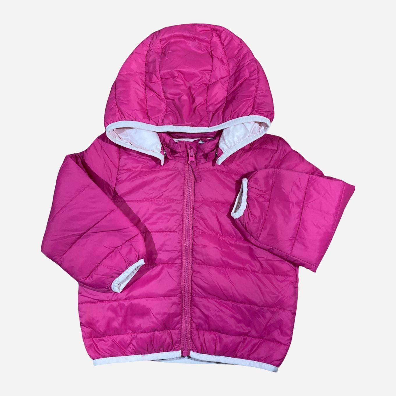 Акція на Дитяча демісезонна куртка для дівчинки H&M 0818216 92 см Рожева від Rozetka