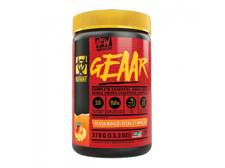 

Аминокислоты Mutant GEAAR 378 грамм Вкус Персик - Манго