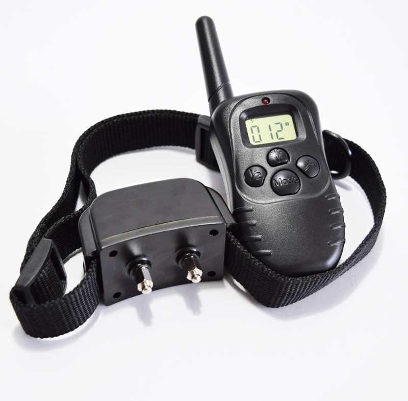 

Ошейник для контроля собак Remote Pet Training Collar c LCD дисплеем Черный