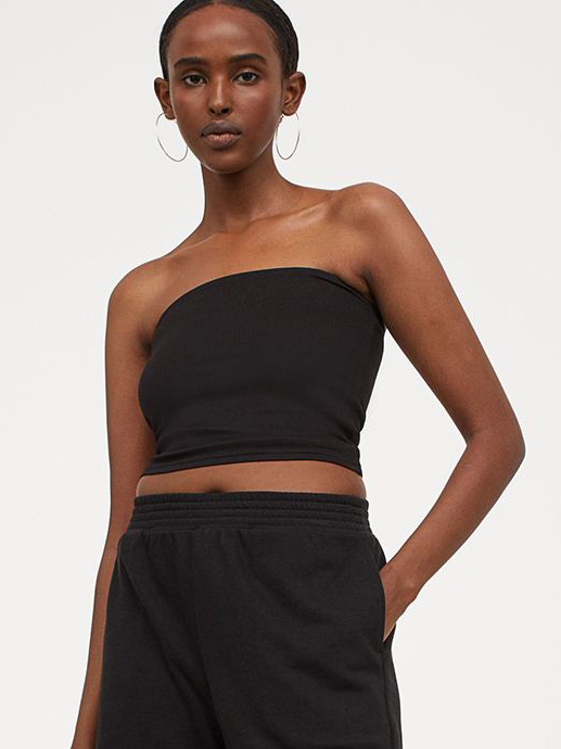 

Топ H&M 840351001b50  Черный, Топ H&M 840351001b50 XS Черный