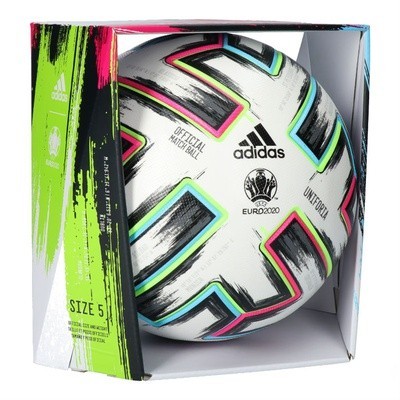 

Мяч футбольный Adidas Uniforia Euro 2020 OMB FH7362 №5 Белый (7362)