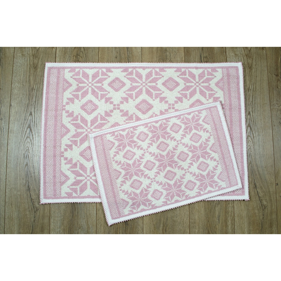 

Набор ковриков Irya - Marlina pudra пудра 60х90+40х60