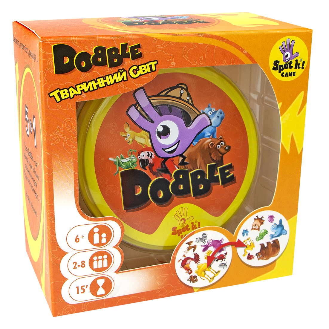 

Настольная игра Dobble Животный Мир