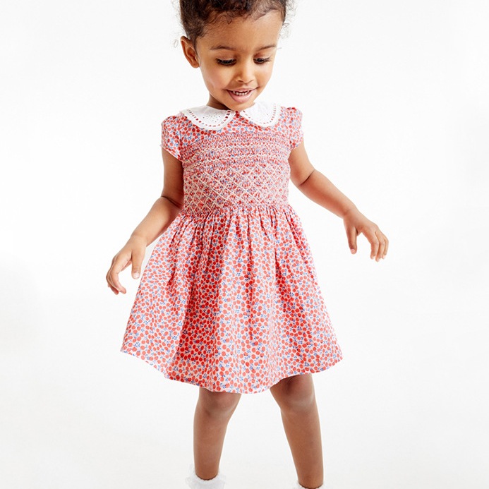 

Платье для девочки с коротким рукавом красное Berry Berni Kids (100) (57392)
