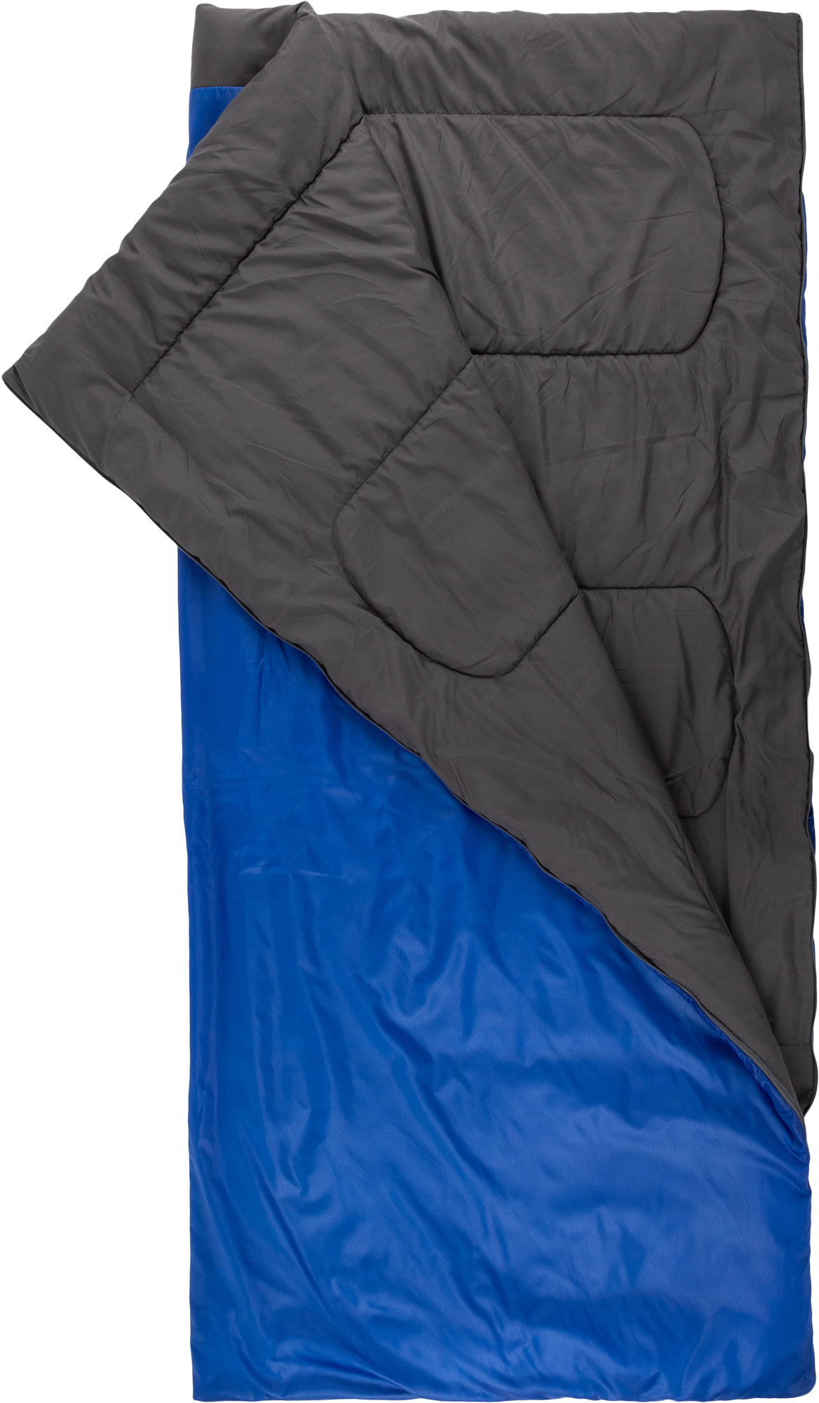 

Спальный мешок/кокон Рост до 200 см Outventure (от +25 до +15 °С) Левосторонний Синий