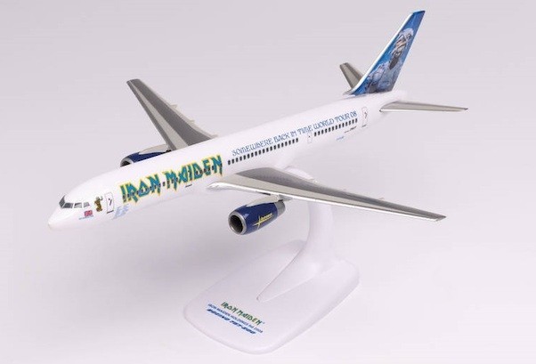 

Модель літака Boeing 757-200 Iron Maiden (Astraeus) "Ed Force One", Somewhere Back In Time World Tour 2008, G-OJIB