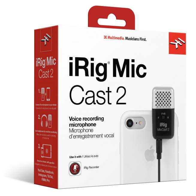 

Микрофон для iOS/Android IK MULTIMEDIA iRig Mic Cast 2