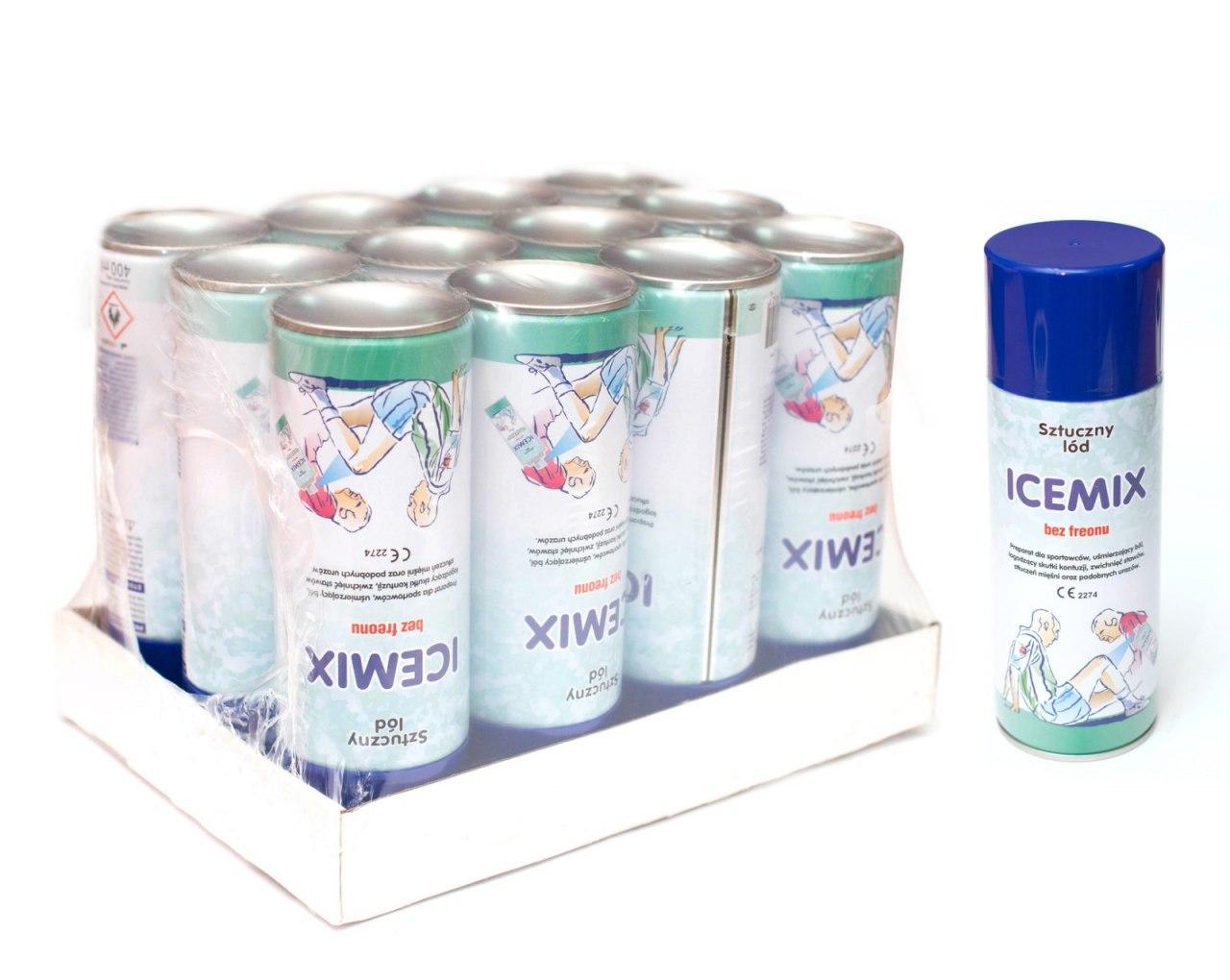 

Заморозка спрей Icemix 400 ml ( 12 шт в упаковке )