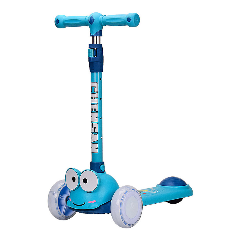 

Самокат детский 3-х колесный Bambi SC21001 колеса с подсветкой (Синий)