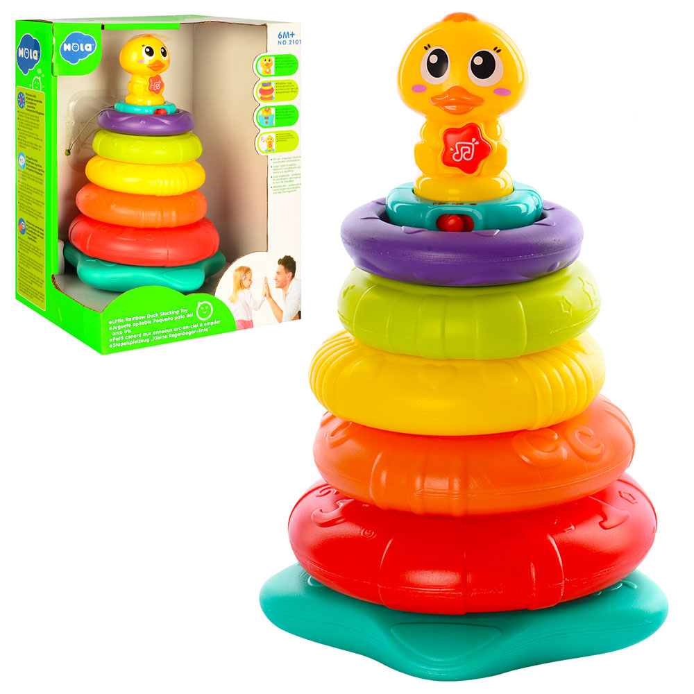 

Музыкальная пирамидка Уточка Hola Toys 2101