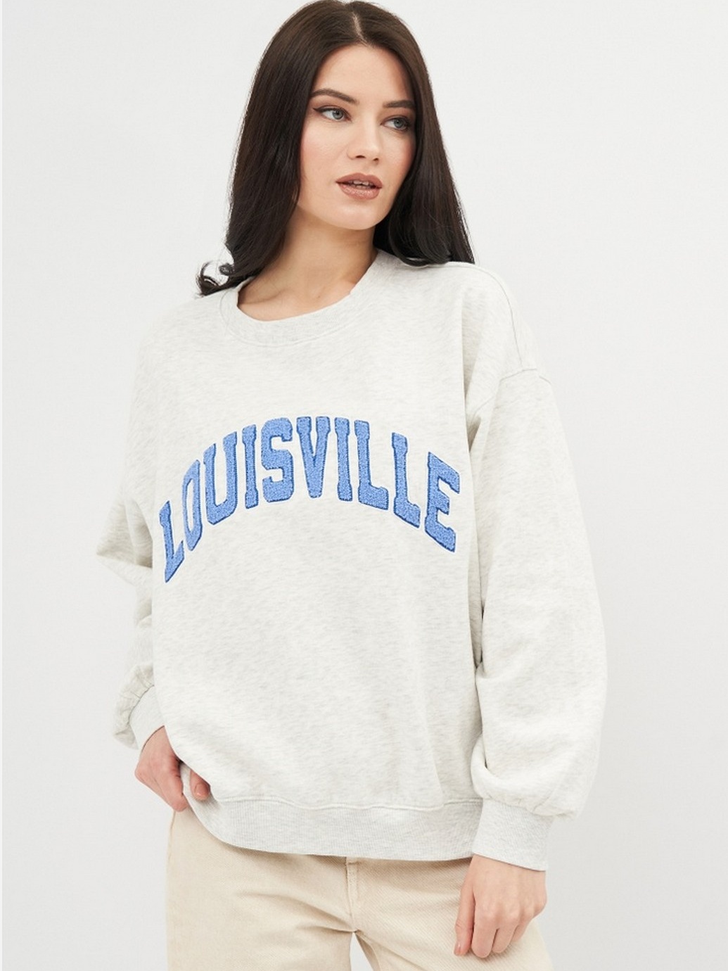 

Свитшот H&M 0923135  Белый, Свитшот H&M 0923135 XL Белый
