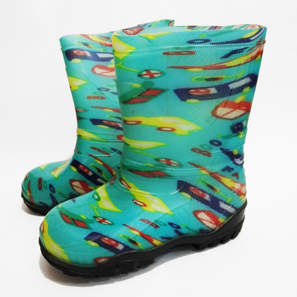 

Сапоги резиновые Slippers 32р 20 см Бирюзовые