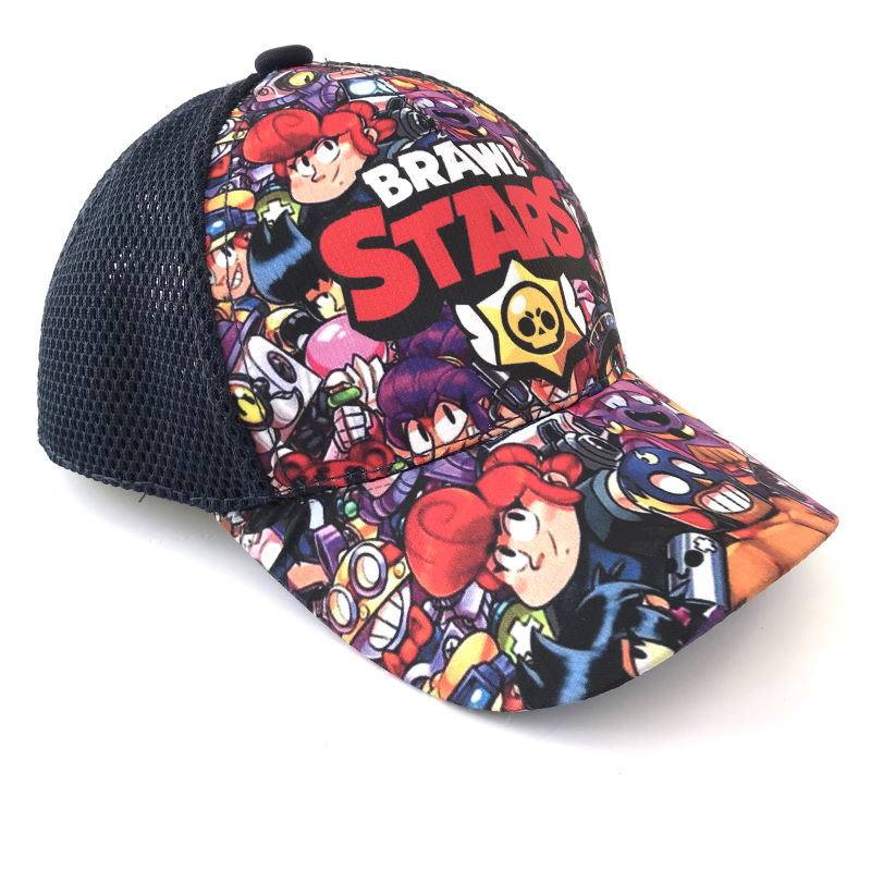 

Кепка Бравл Старс Brawl Stars детская Gear Bag синяя (D-blue-all-heroes)
