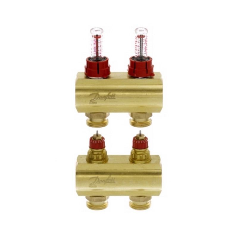 

Коллектор Danfoss FHF-2F с расходомерами