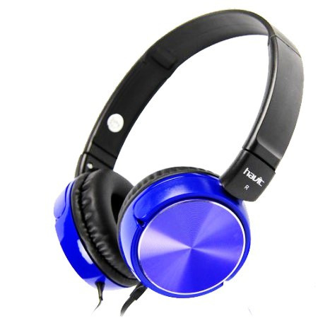 

Наушники проводные Havit HV-H2178d blue