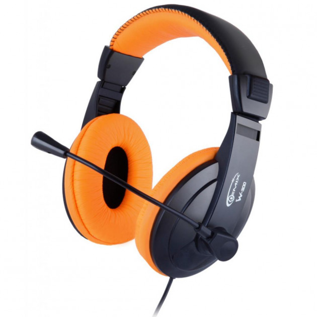 

Игровые наушники Gemix W-300 Black-Orange