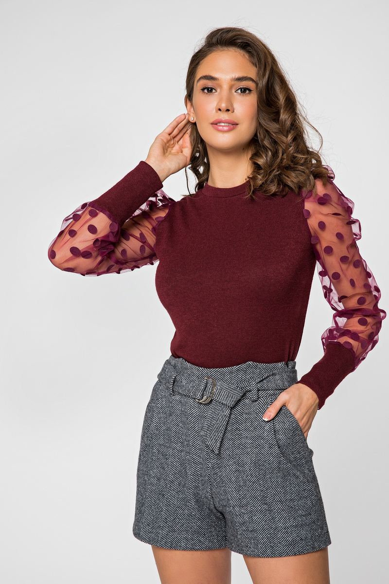 

Джемпер Корнелия V8600 Itelle 44 Сливовый