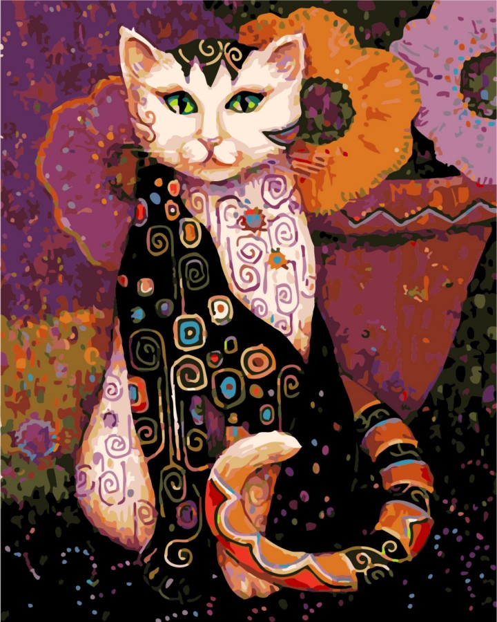 

Картина по номерам Мистический кот, 40х50 ArtStory (AS0281) (0097-252)
