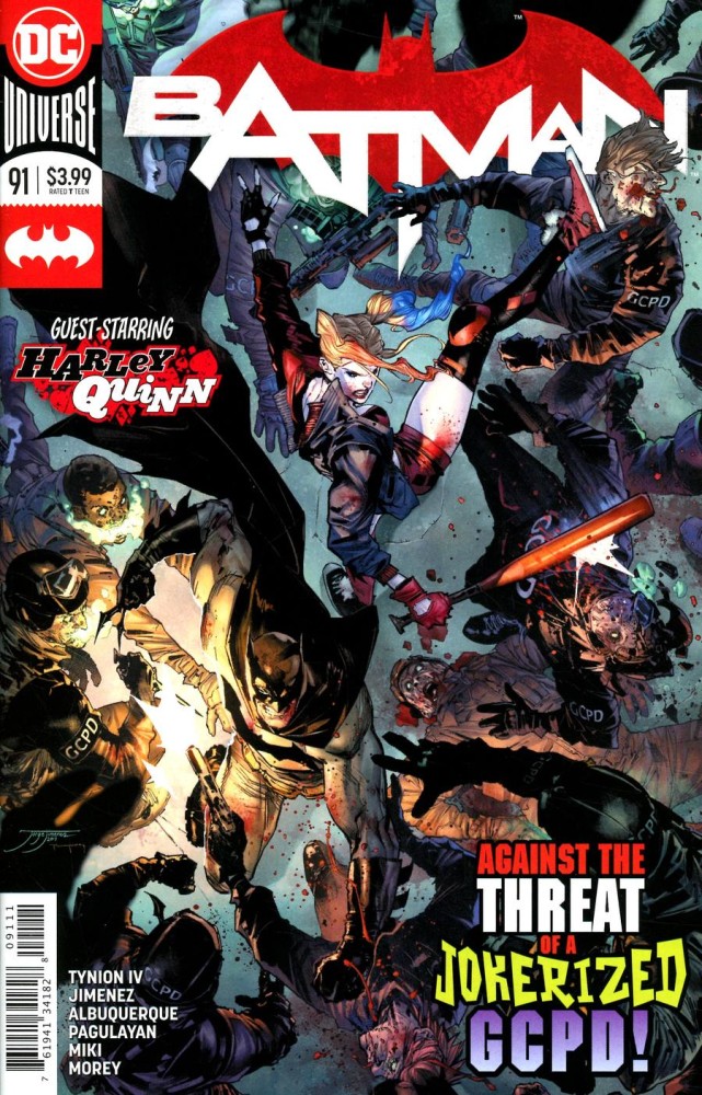 

Batman Vol 3 #91 Cover A Regular Jorge Jimenez Cover