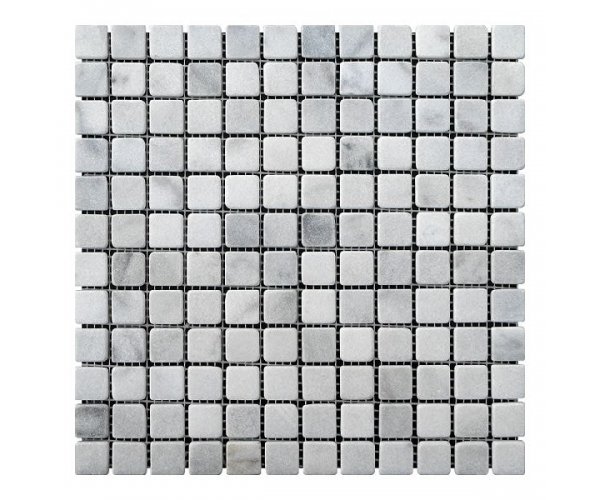 

Мозаичная плитка мрамор Grey Mix (23х23x6 мм) Стареная/Валтованная