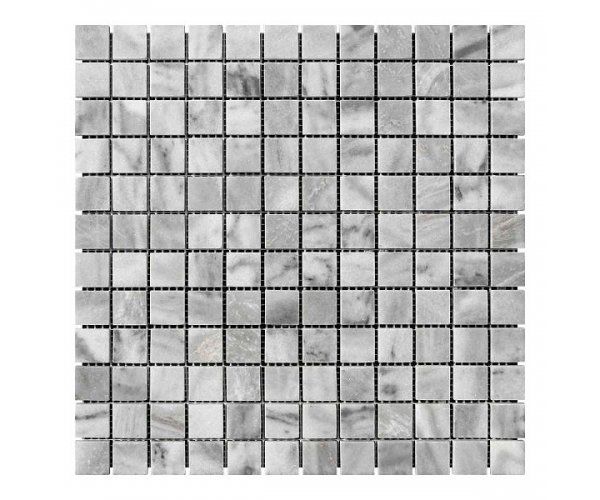 

Мозаичная плитка мрамор Grey Mix (23х23x6 мм) Полированная