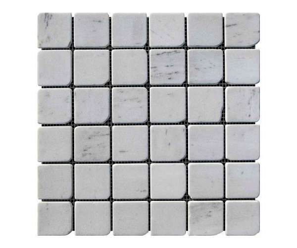 

Мозаичная плитка мрамор White Mix (47х47x6 мм) Стареная/Валтованная/Античная