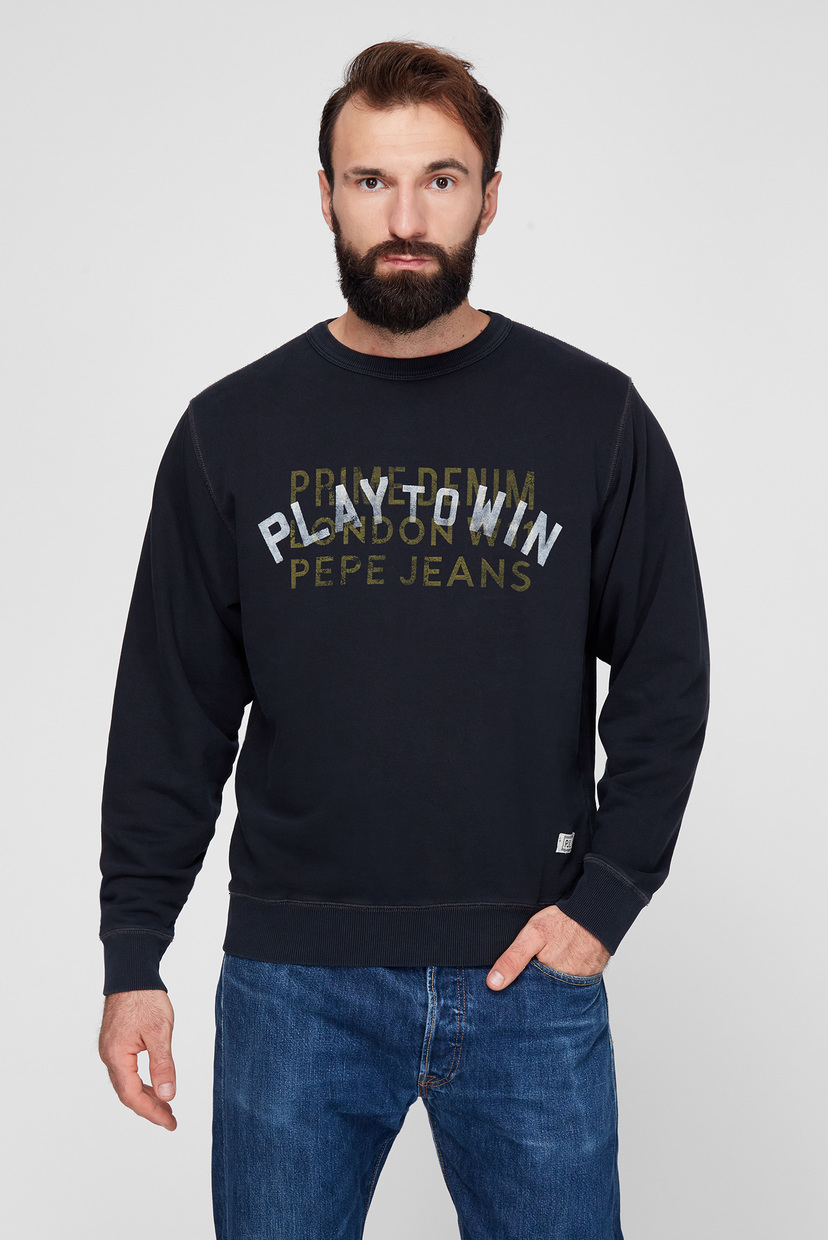 

Мужской темно-синий свитшот RUFUS Pepe Jeans M PM581866