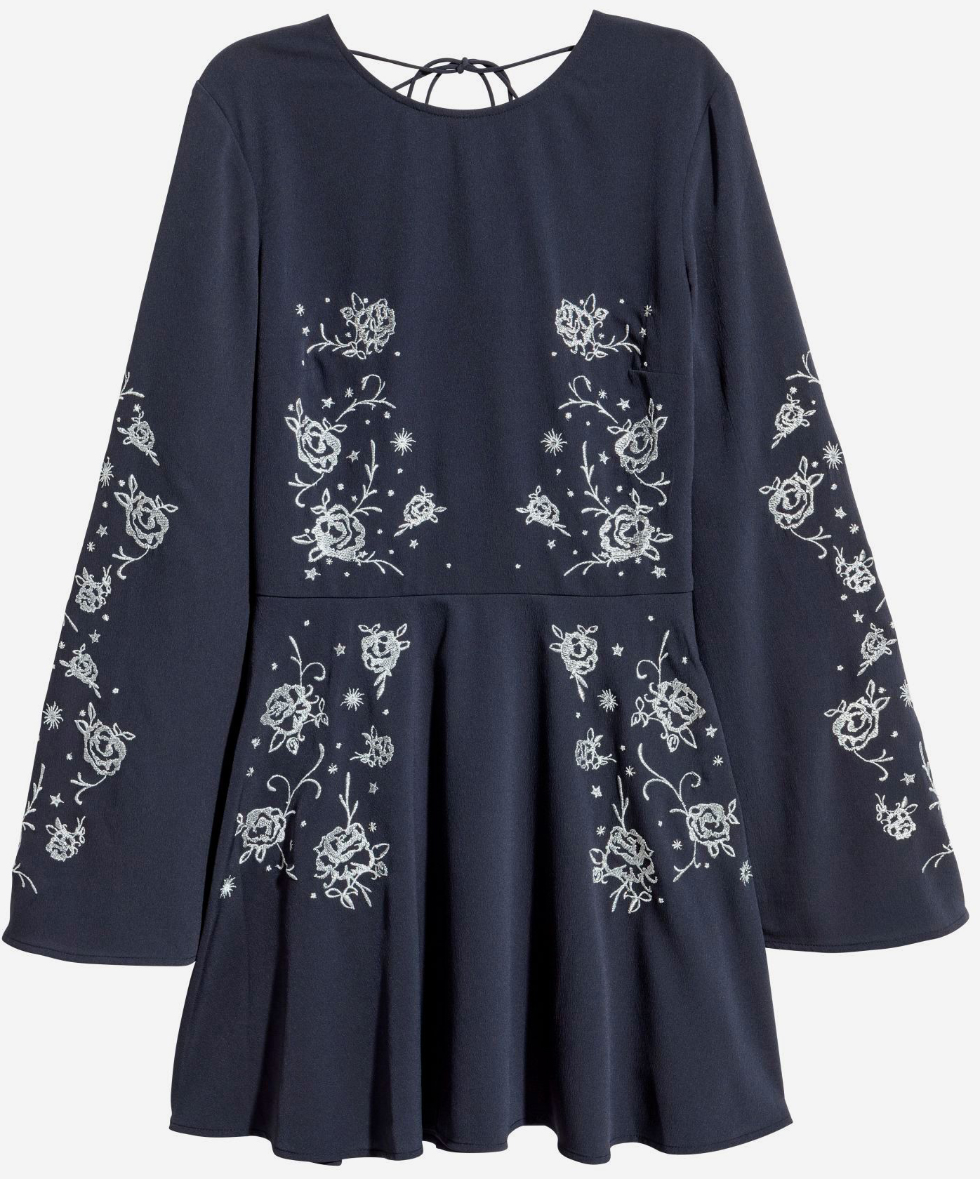 

Платье H&M 312-4541436 34 Темно-синее