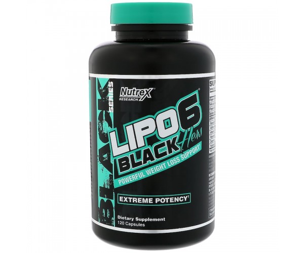 

Жиросжигатель Nutrex Lipo 6 Black Hers 120 капсул (129601)