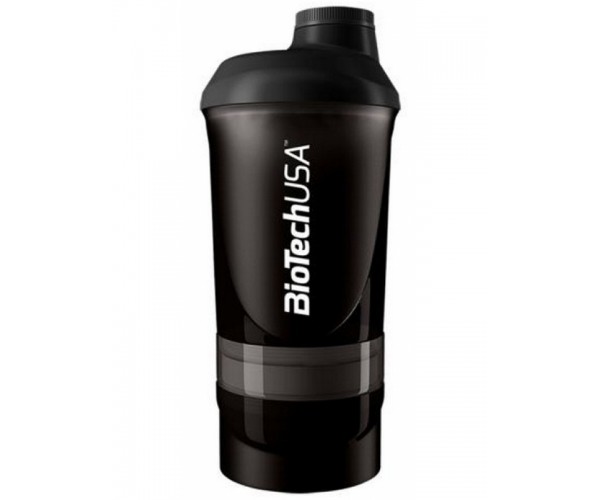 

Шейкеры Biotech Shaker Wave + 3 in 1 Черный (500 мл) (659401)