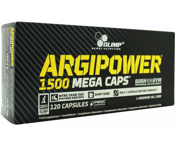 

Аминокислота Olimp Sport Nutrition ArgiPower 1500 Mega Caps 120 капсул (222771)