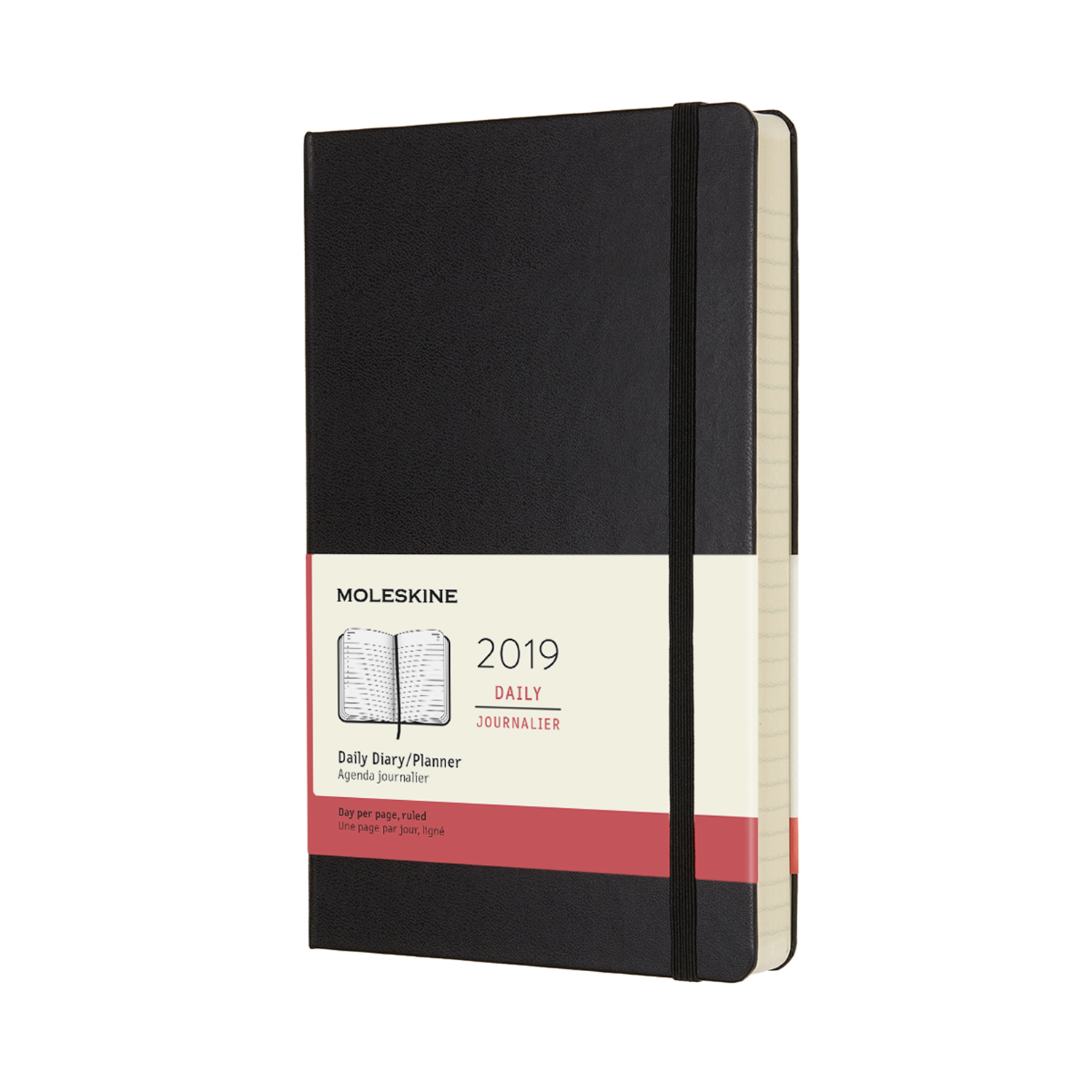 

Щоденник Moleskine 2019 середній / Чорний (8058341715659)