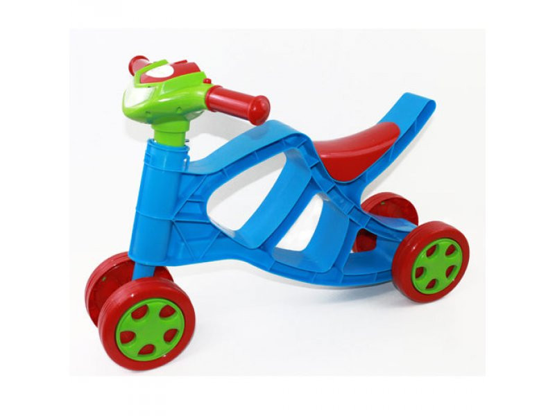 

«Минибайк» беговел Doloni Toys 4х колёсный Синий