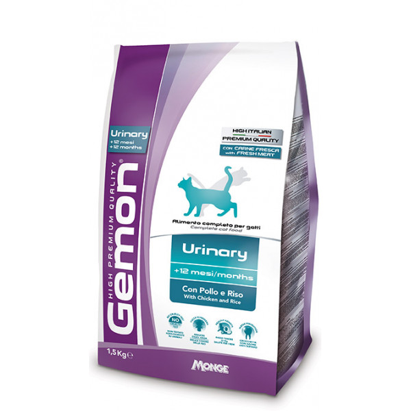 

Корм для кошек Gemon CAT Urinary с курицей и рисом 1,5 кг(70297110)