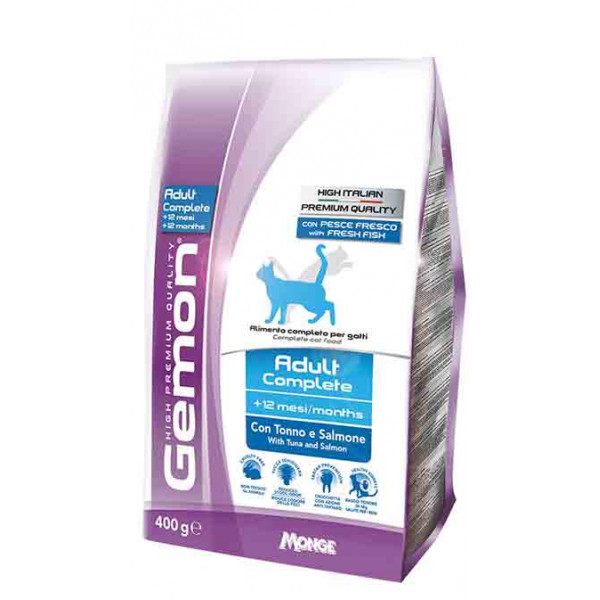 

Корм для кошек Gemon CAT Adult Complete с тунцом и лососем 20 кг