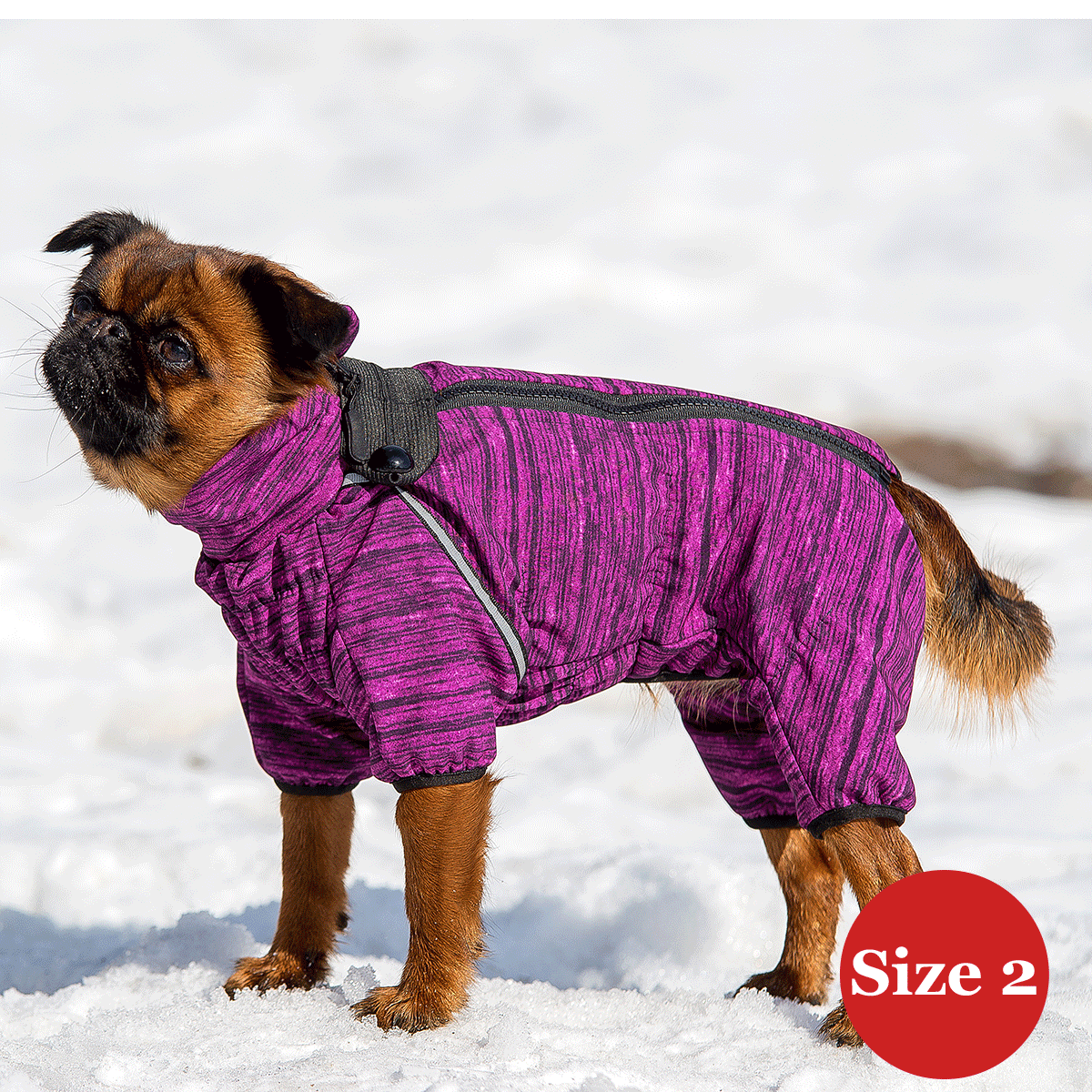 

Зимний комбинезон для собак Darwin Diego фиолетовый (для мальчиков) размер 2