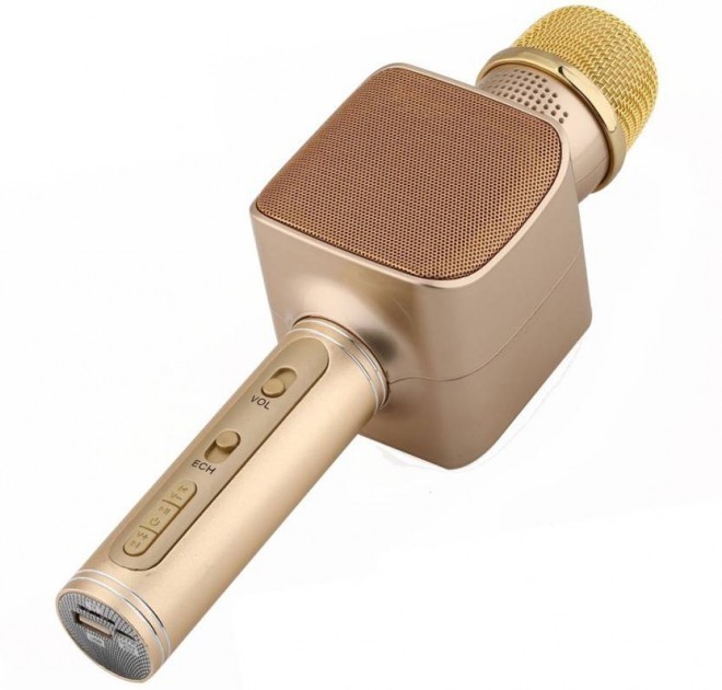 

Беспроводной Bluetooth микрофон для караоке YS-68 Розовый