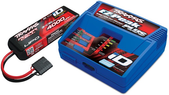 

Комплект Traxxas EZ-Peak Plus AC 100-240 В 4 А 40 Вт 2970 + 1 шт. LiPO 11.1 В 4000 мАч 3S 25C 2849X (2994)