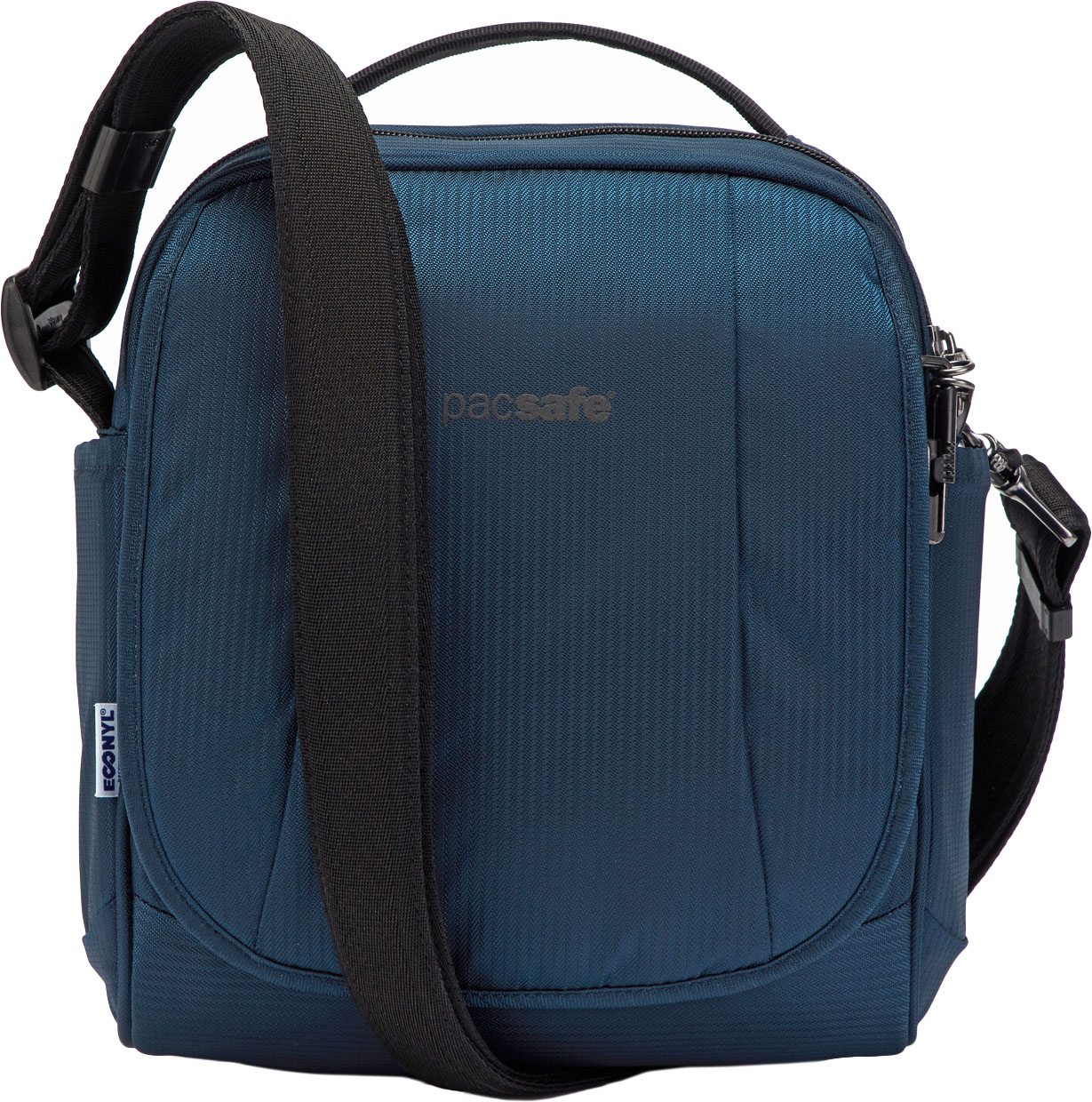 

Сумка через плечо PacSafe "антивор" Metrosafe LS200 ECONYL вертикальная 6 степеней защиты 7 л Синяя (40116641)