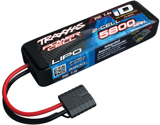 

Аккумулятор Traxxas LiPO 7,4 В 5800 мАч 2S 25C (2843X)